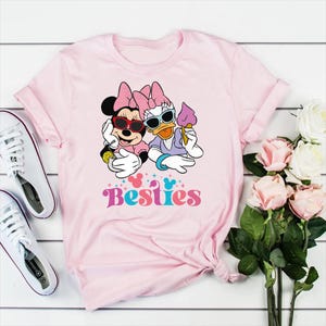Disney Best Friends Shirt, Minnie Mouse And Daisy Duck Besties T-Shirt, Disney Girls Tee, Magic Kingdom Shirt, Disney Friends Matching Tee