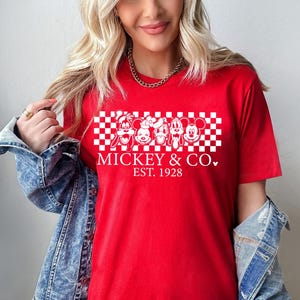 Mickey & Co 1928 Shirt, Retro Vintage Disney Shirt, Retro Mickey And Co, Disneyworld Shirts, Family Mickey And Friends Shirt