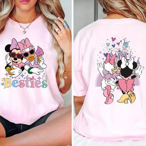 Minnie Mouse And Daisy Duck Besties T-Shirt, Disney Girls Adventure Tee, Magic Kingdom Shirt, Disney Friends Matching Tee