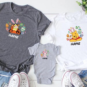 Disney Winnie The Pooh Easter Shirt, Easter Pooh Bear Shirt, Disney Tigger Easter Shirt, Disney Piglet Easter Shirt, Disney Eeyore Easter