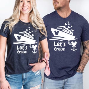 Let&#39;s Cruise Mickey Shirt | Mickey | Disney Cruise Shirt | Disney Trip | Disney Vacation | Disneyland | Disneyworld Family Disney Cruise Tee