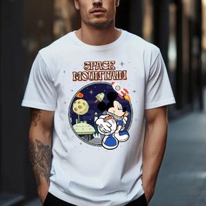 Space Mountain Mickey Mouse Astronaut Shirt, Mickey Mouse Shirt ,Disneyworld, Disneyland Shirt, Disney Astronaut Tee, Disney Gifts