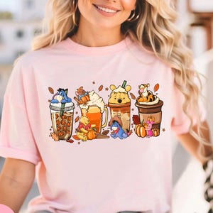 Halloween Winnie The Pooh Shirt, Disney Halloween Coffee Shirt, Pumpkin Spice Latte Shirt, Disney Halloween Shirt, Funny Halloween Shirt