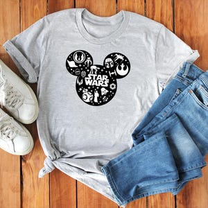 Star Wars Shirt, Star Wars Disney Shirt, Star Wars Micky Ohr Shirt, Disneyland Shirt, Galaxy&#39;s Edge Shirt, Star Wars Geschenke, Disney Trip