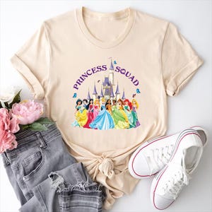 Disney Princess Squad Shirt, Girls Squad Shirt, Matching Besties Shirts, Girls Vacation Shirts, Princess Trip Shirts