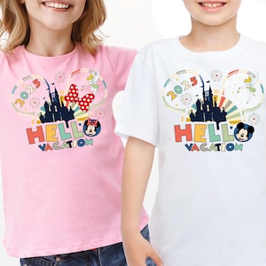 Disney Family 2025 Shirts, Castle 2025 Shirts, Family Matching T-Shirt, Disney Holiday Family Shirts, Disney Family Shirts 2025
