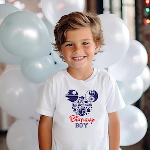 Star Wars Birthday Tee,Galaxy&#39;s Edge Star Wars Best Birthday In The Galaxy,Disney Family Birthday Boy,Birthday Squad Tee