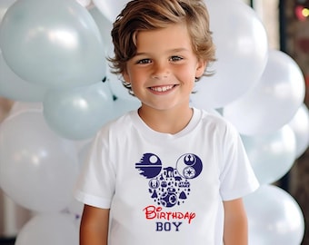 Star Wars Birthday Tee,Galaxy&#39;s Edge Star Wars Best Birthday In The Galaxy,Disney Family Birthday Boy,Birthday Squad Tee