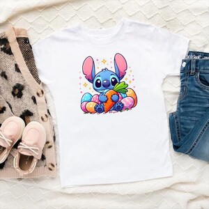 Stitch Easter Shirt, Stitch Bunny Sweatshirt, Disney Lilo & Stitch Tee, Easter Bunny Shirt , Funny Easter Sweater, Cute Stitch Bunny Shirt