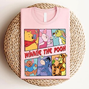 Winnie the Pooh and Friends T-Shirt Pooh Tigger Piglet Eeyore Rabbit and Roo Shirt Disney Family Trip Tee Gift for Winnie the Pooh Lover