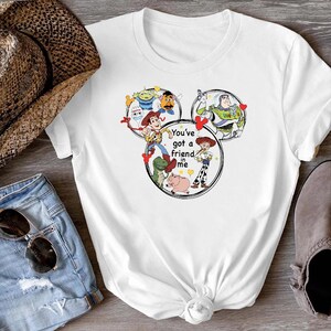 Sie haben einen Freund in mir Shirt, Toy Story Shirt, Disney Shirt, Buzz Lightjahre Shirt, Sheriff Woody Shirt, Disneyworld Trip Shirt