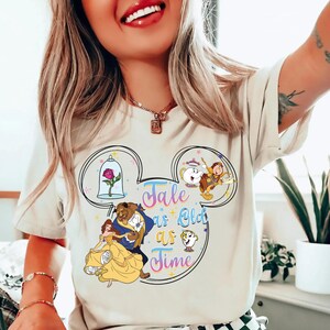 Disney Beauty And The Beast Tale As Old As Time Shirt, Disney Family Trip Shirt, Disneyland Trip Family Matching Outfits Shirt,Magic Kingdom