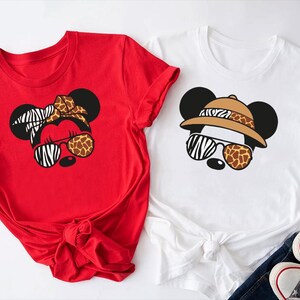 Animal Kingdom Safari Couple Shirts, Disney Mickey Minnie Safari Mode, Couple shirt, Disney Safari Couple Shirts, Disney cCouple Gift Tees