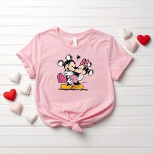 Vintage Mickey and Minnie Valentines day Shirt, Valentines Disneyland outfit for Couples, Disneyworld Shirt for Valentines day