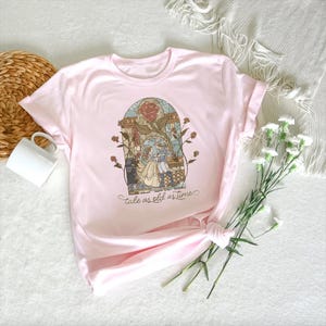 Camiseta de cuento vintage de Disney, camiseta de Bella de Disney, La Bella y la Bestia, camiseta de viaje familiar a Disneyland, camiseta familiar a juego de WDW