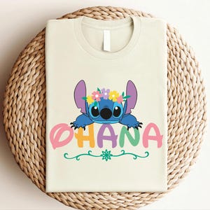 Ohana Shirt, Disney Shirt, Lilo And Stitch Shirt, Ohana Means Family Shirt, Hawai Shirt, Gift For Her, Disneyworld Tee, Disney Kids Shirt