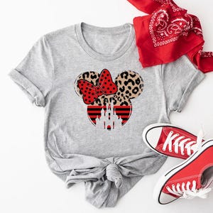 Minnie Castle Shirt, Disneyworld Shirts, Animal shirt, Minnie Ear Shirt, Disney Shirt, Leopard cheetah print Shirt
