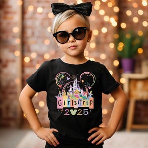 Disney Girls Trip 2025 Shirt, Disney Girls Vacation Shirt, Besties Trip 2025 Shirt, Walt Disney Shirts, Disney Family Trip 2025 Shirt