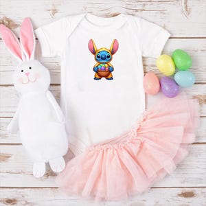 Disney Stitch Easter Shirt, Disney Easter Shirt, Disney Easter Gift, Disneyland Easter Shirt, Cute Stitch Easter Shirt, Happy Easter Shirt
