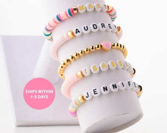 Friendship Gift For Woman | Sorority Merch | Friendship Bracelet | Gift For Mom | Women's Bracelet | Beaded Name Bracelet | Gift For Her