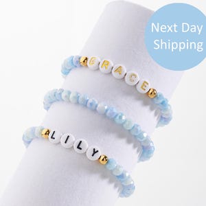 Personalized Name Custom Beaded Bracelet | Friendship Bracelets | Girls Trip Bracelet | Bracelets for Girls | Gift for Friend | Gift For Her