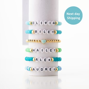 Custom Name Bracelet | Friendship Bracelet | Beaded Bracelet |  Personalized Name Beaded Bracelet | Friendship Bracelets | Girls Trip | Gift