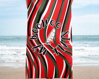 Serviette de bain, serviette de plage, serviette de bain, serviette de sauna, grande et changeante, dans le style Boohoo