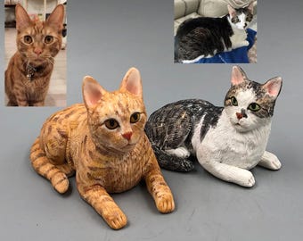 Aangepaste huisdiertaarttopper: polymeerklei hond/kat bruiloftsdecoratie