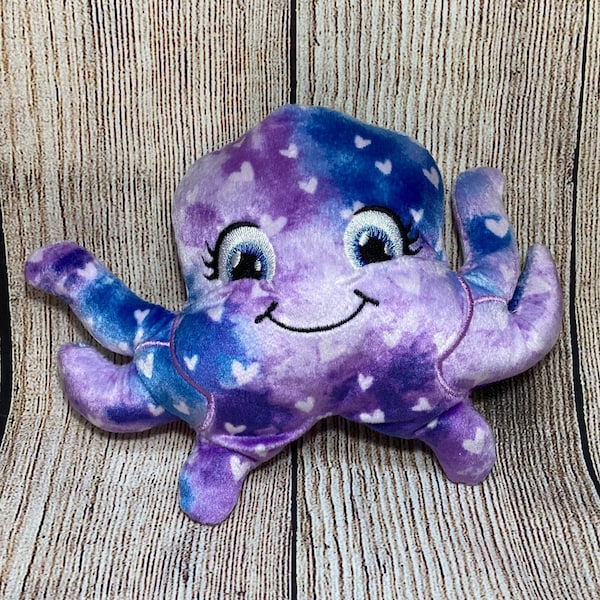 Cute Octopus Plush, Soft Toy, Squeaker Minky Fabric Toy, Puppy Handmade Gift Pet Pampered Pup, Softie, Stuffie, Custom, Dog, Puppy, Children