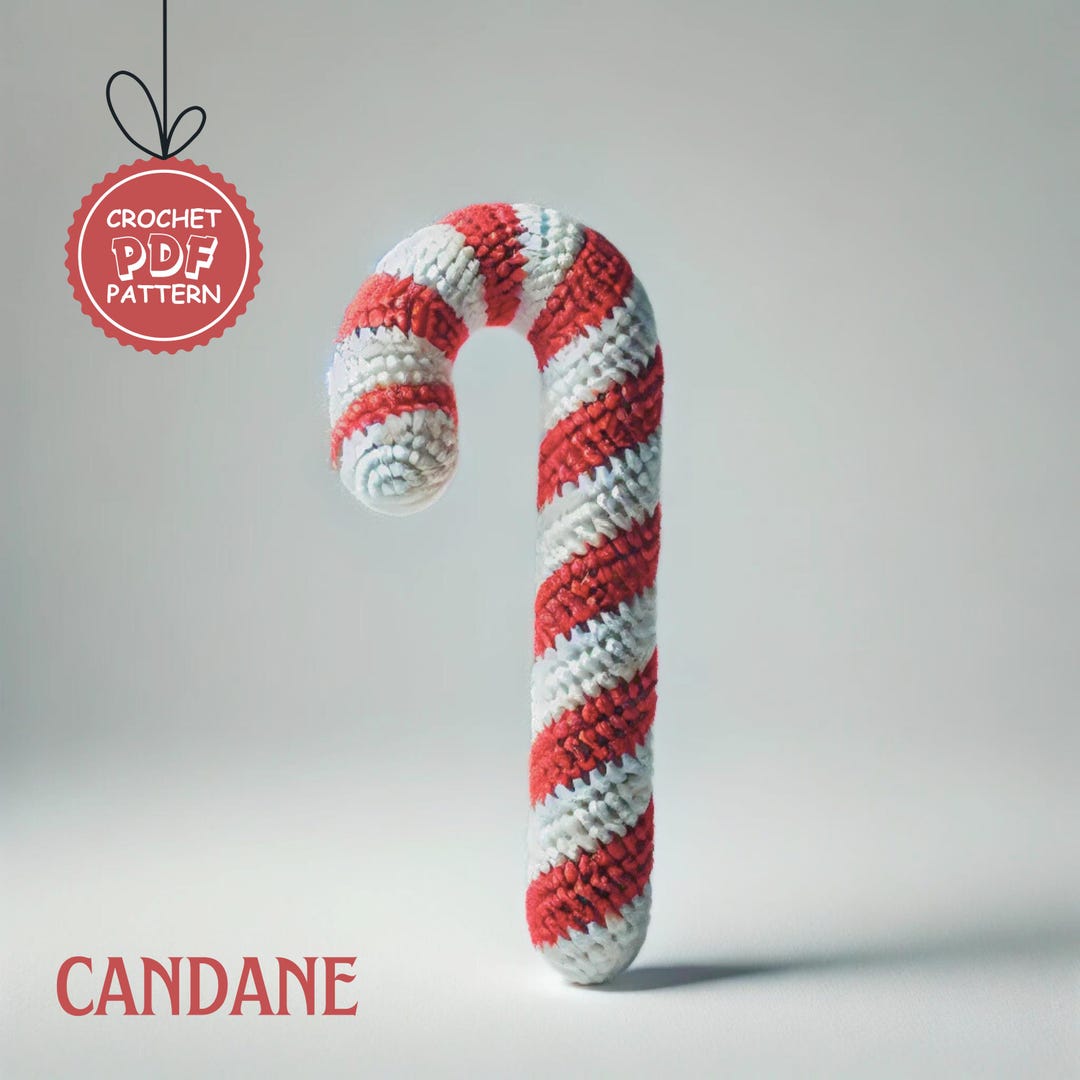 Christmas Candy Cane Crochet Pattern Amigurumi Pattern Digital PDF ...