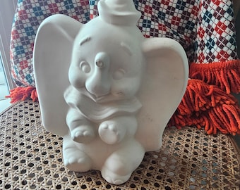 Large Dumbo the Elephant! U Paint Ceramic Bisque