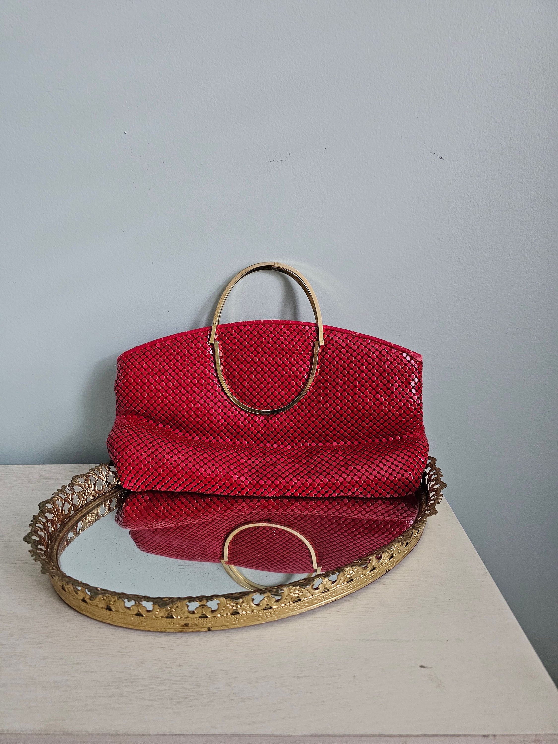 Vintage Karl Lagerfeld mini red clutch shoulder bag with round logo mo –  eNdApPi ***where you can find your favorite designer  vintages..authentic, affordable, and lovable.