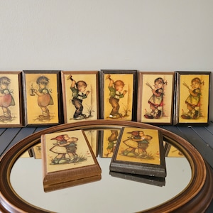 Vintage Bonnie prints set of 4