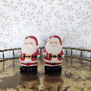 Vintage Candy Santa Salt and Pepper Shakers