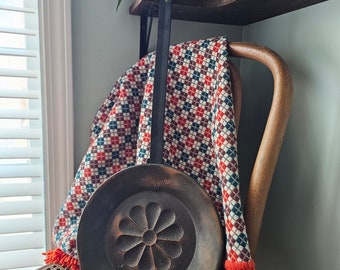 Vintage Copper and Iron Hearth Pan Wall Decor open fire cooking pan