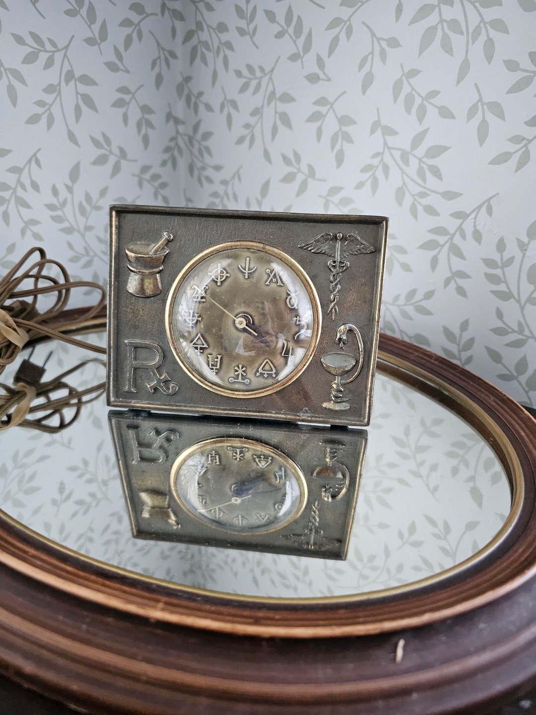 Vintage Pharmacy Clock - Etsy