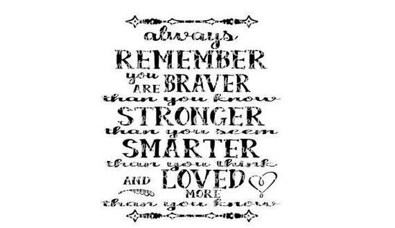 Free Free 260 You Are Braver Than You Believe Svg Free SVG PNG EPS DXF File