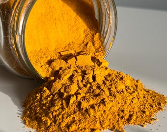 Organic Turmeric Powder – Curcuma Longa – Pure Golden Root Spice for Cooking, Detox, Immunity & Wellness