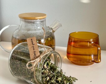 Natural Herbal Bedtime Sleep Tea · Caffeine-Free Relaxing Blend with Chamomile, Valerian & Lavender for Deep Rest- Healthy Gift, Tea Gift