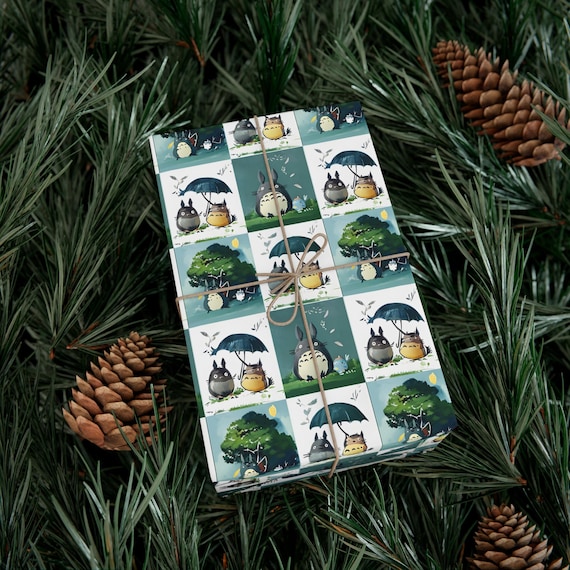 My Neighbor Totoro Wrapping Paper, Whimsical Gift Wrap