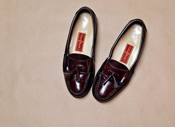 90s Cole Haan Burgundy Brown Leather 