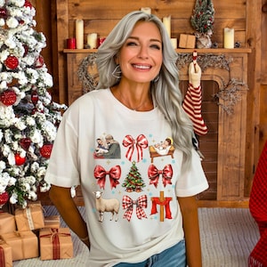 Let me tell you about my Jesus Christmas PNG Sublimation Design Trendy Christian PNG Download Clipart Christian Coquette Bow Bible Verse Png