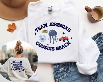 The summer I turned pretty, Team Jeremiah shirt, Cousins beach shirt, TSITP, Jeremiah Fisher shirt, summer romance book series, Bellyfish