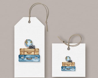 Travel Gift Favor Suitcase Tag