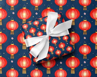 Lunar New Year Wrapping Paper Favor Gift Wrap