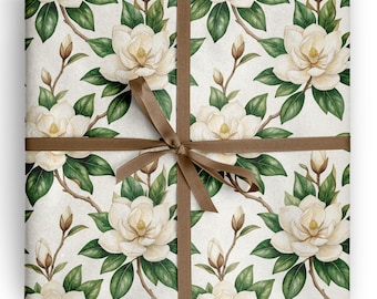 Magnolia Presentpapper Southern Floral Hostess Presentpapper