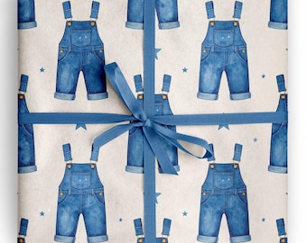 Blue Jean-cadeau voor babyshower voor babyjongens in denimstijl