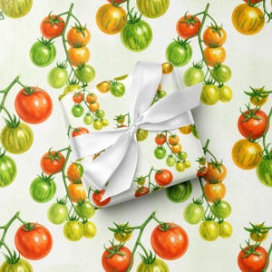 Tomato Wrapping Paper for Gardeners and Food Lovers
