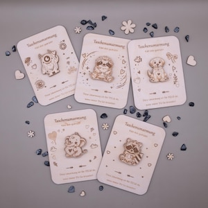 Taschenumarmung Glücksbringer Prüfungs Mutmacher Kleines Mitbringsel zum Verschenken Ostern Kleine Aufmerksamkeit Geschenkidee Kleinigkeit