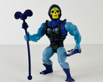 1984 Masters of the Universe Skeletor Battle Armor Action Figure, Original 1980s Mattel MOTU Series
